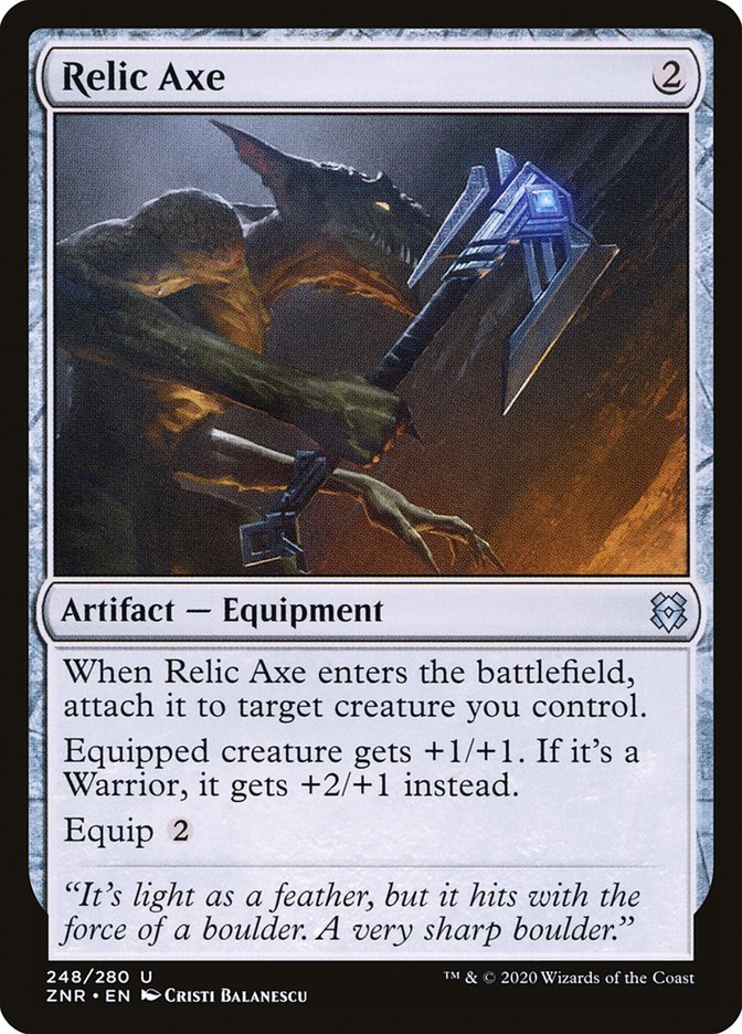 Relic Axe [Zendikar Rising] - Destination Retro