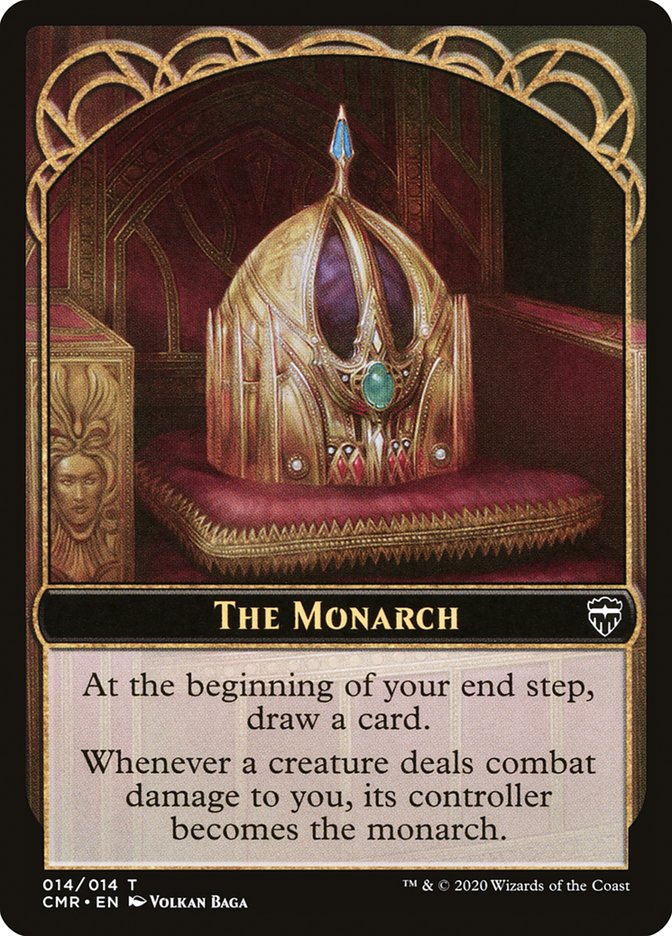 Salamander Warrior // The Monarch Token [Commander Legends Tokens] - Destination Retro