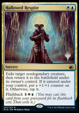 Hallowed Respite (Promo Pack) [Innistrad: Midnight Hunt Promos] - Destination Retro