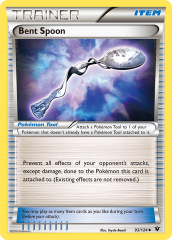 Bent Spoon (93/124) [XY: Fates Collide] - Destination Retro
