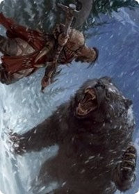 Blizzard Brawl Art Card [Kaldheim: Art Series] - Destination Retro