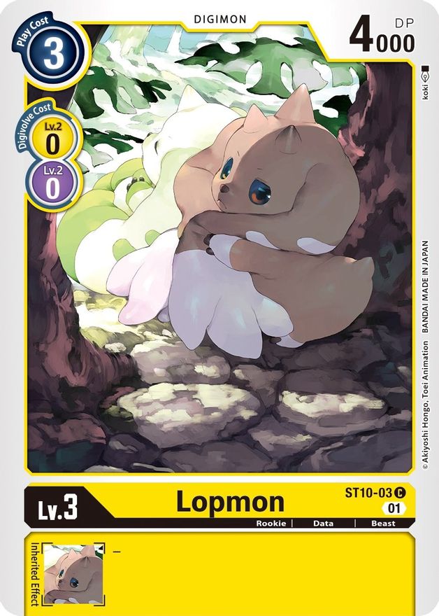 Lopmon [ST10-03] [Starter Deck: Parallel World Tactician] - Destination Retro