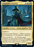 Inquisitor Greyfax (Display Commander) (Etched Foil) [Universes Beyond: Warhammer 40,000] - Destination Retro