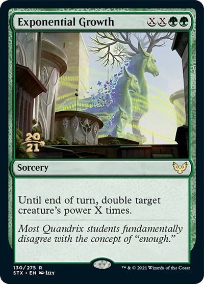 Exponential Growth [Strixhaven: School of Mages Prerelease Promos] - Destination Retro