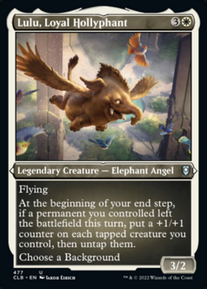 Lulu, Loyal Hollyphant (Foil Etched) [Commander Legends: Battle for Baldur's Gate] - Destination Retro