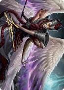 Firja, Judge of Valor Art Card (Gold-Stamped Signature) [Kaldheim: Art Series] - Destination Retro