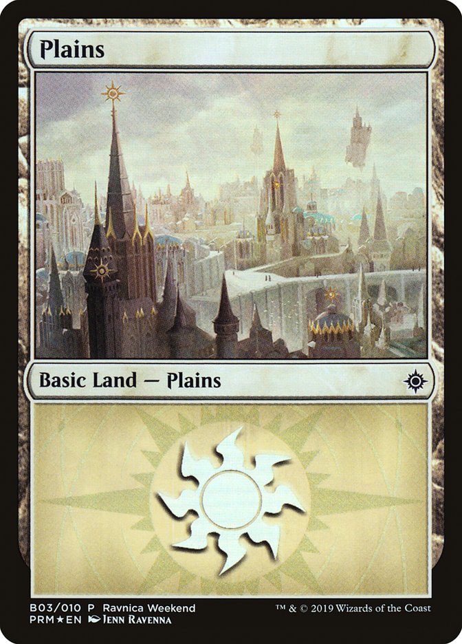 Plains (B03) [Ravnica Allegiance Guild Kit] - Destination Retro