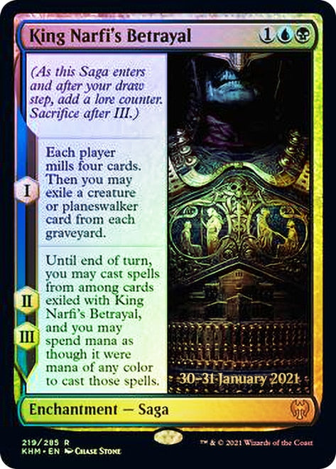 King Narfi's Betrayal [Kaldheim Prerelease Promos] - Destination Retro
