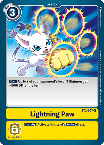 Lightning Paw [BT2-097] [Release Special Booster Ver.1.5] - Destination Retro