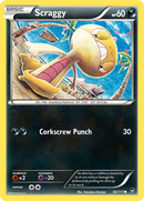 Scraggy (66/111) [XY: Furious Fists] - Destination Retro