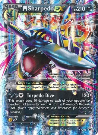 M Sharpedo EX (XY200) (Jumbo Card) [XY: Black Star Promos] - Destination Retro