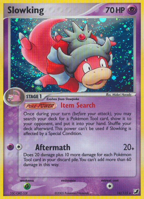 Slowking (14/115) [EX: Unseen Forces] - Destination Retro