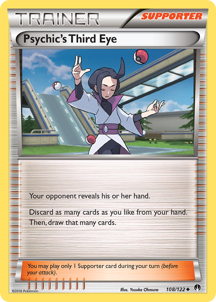 Psychic's Third Eye (108/122) [XY: BREAKpoint] - Destination Retro