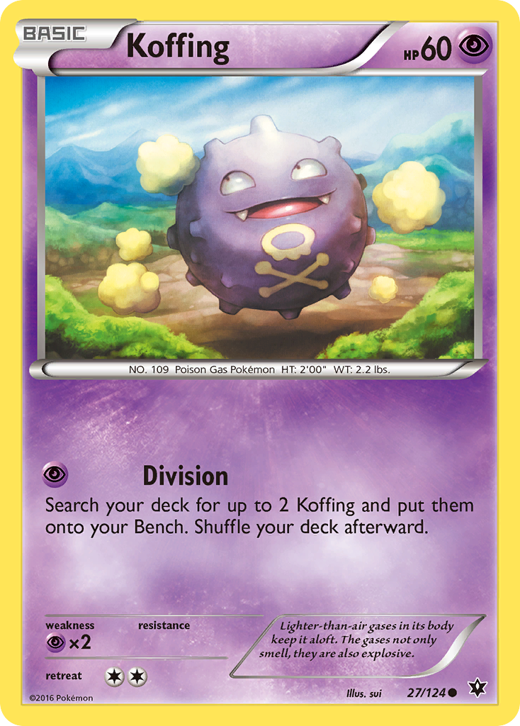 Koffing (27/124) [XY: Fates Collide] - Destination Retro