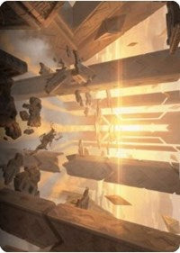 Skyclave Basilica Art Card [Zendikar Rising Art Series] - Destination Retro