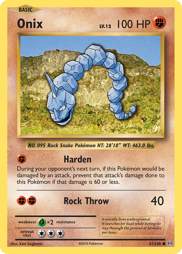 Onix (61/108) [XY: Evolutions] - Destination Retro