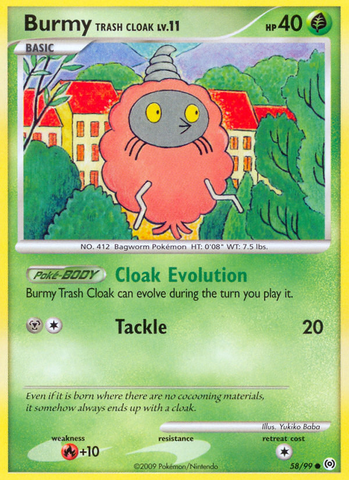 Burmy Trash Cloak (58/99) [Arceus] - Destination Retro