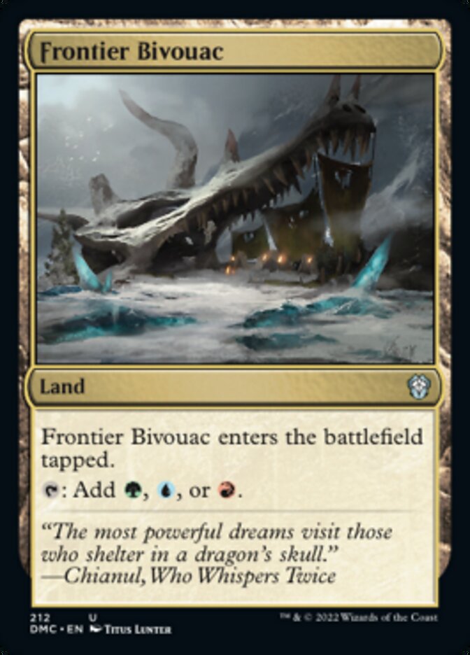 Frontier Bivouac [Dominaria United Commander] - Destination Retro