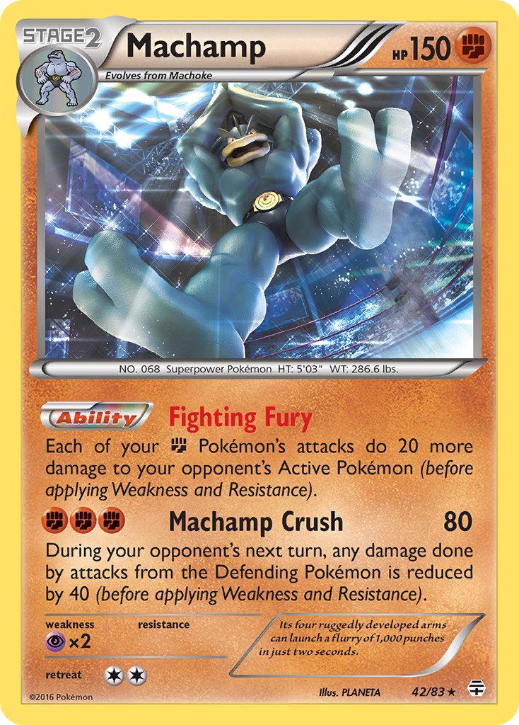 Machamp (XY Furious Fists) (42/83) [Theme Deck Exclusives] - Destination Retro