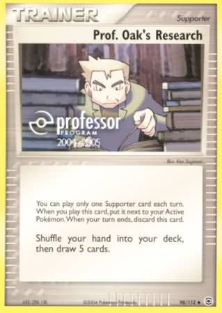 Prof Oaks Research (98/112) (2004 2005) [Professor Program Promos] - Destination Retro