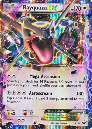 Rayquaza EX (XY69) (Jumbo Card) [XY: Black Star Promos] - Destination Retro