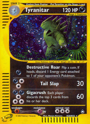 Tyranitar (H28/H32) [Aquapolis] - Destination Retro
