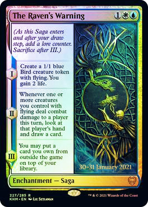 The Raven's Warning [Kaldheim Prerelease Promos] - Destination Retro