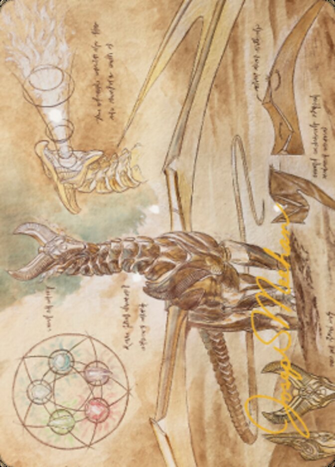 Ramos, Dragon Engine Art Card (Gold-Stamped Signature) [The Brothers' War Art Series] - Destination Retro