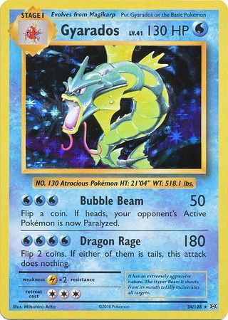Gyarados (34/108) [XY: Evolutions] - Destination Retro