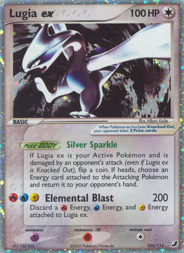 Lugia ex (105/115) [EX: Unseen Forces] - Destination Retro