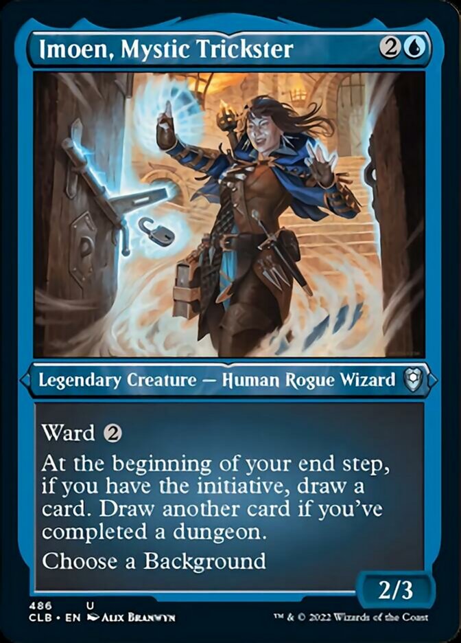 Imoen, Mystic Trickster (Foil Etched) [Commander Legends: Battle for Baldur's Gate] - Destination Retro