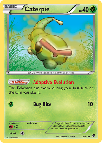Caterpie (3/83) [XY: Generations] - Destination Retro