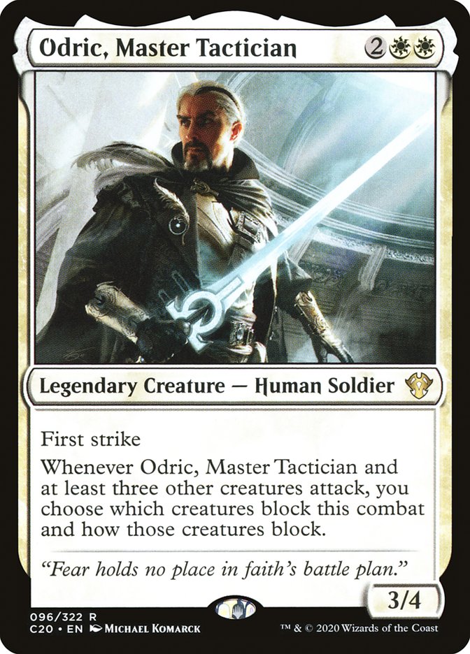 Odric, Master Tactician [Commander 2020] - Destination Retro