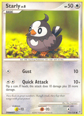 Starly (101/130) [Diamond & Pearl: Base Set] - Destination Retro