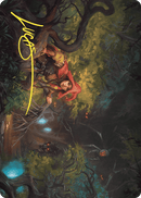 Brave the Wilds Art Card (Gold-Stamped Signature) [Wilds of Eldraine Art Series] - Destination Retro