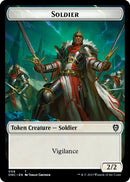 Soldier (008) // Angel Double-Sided Token [Phyrexia: All Will Be One Commander Tokens] - Destination Retro