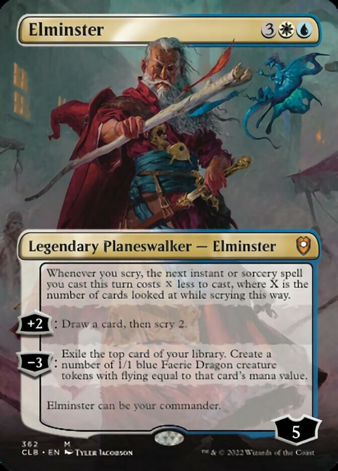 Elminster (Borderless) [Commander Legends: Battle for Baldur's Gate] - Destination Retro
