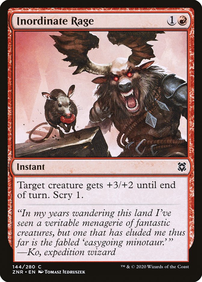 Inordinate Rage [Zendikar Rising] - Destination Retro