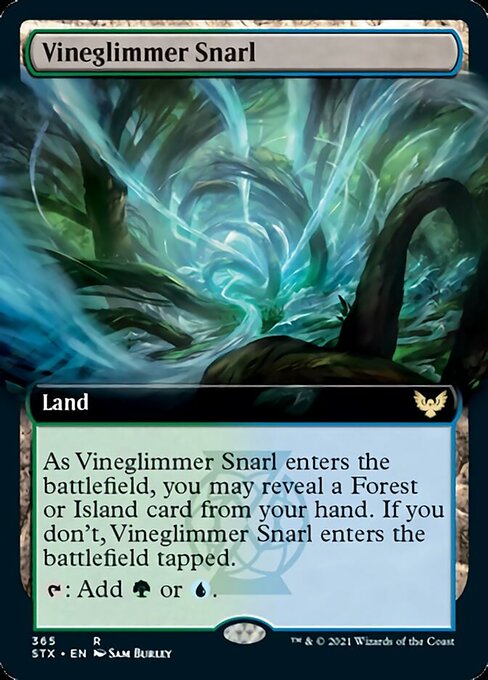 Vineglimmer Snarl (Extended) [Strixhaven: School of Mages] - Destination Retro