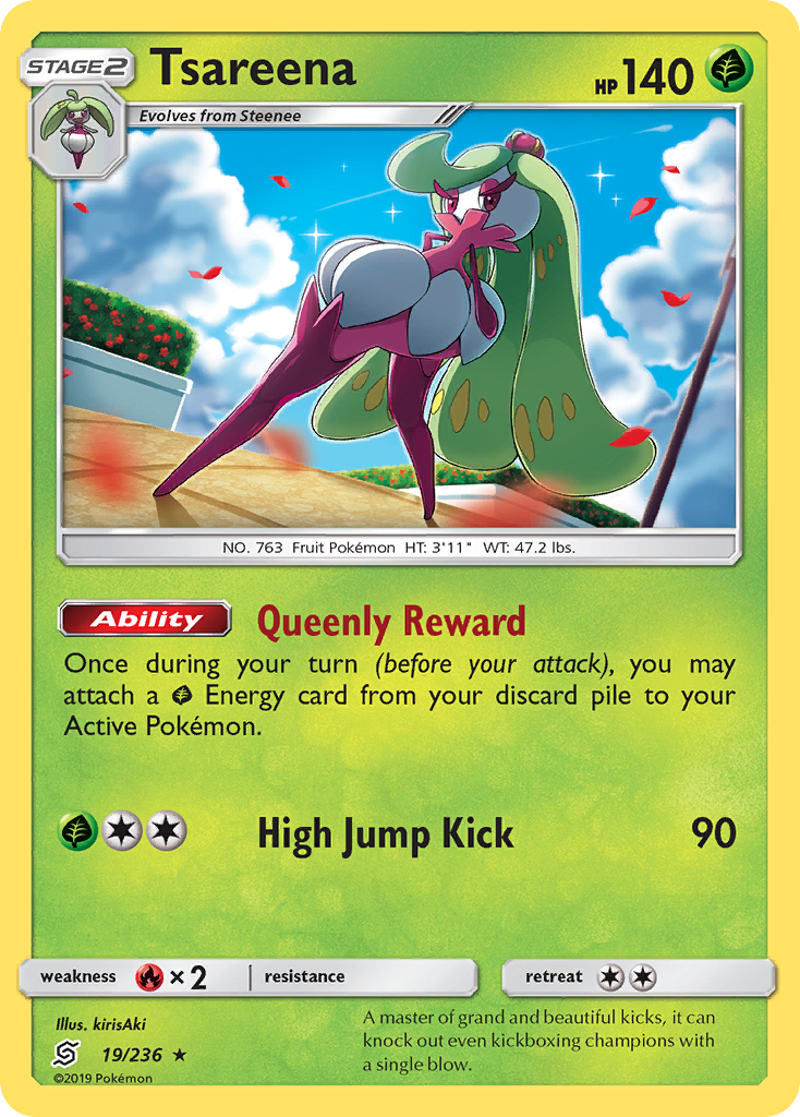 Tsareena (19/236) [Sun & Moon: Unified Minds] - Destination Retro