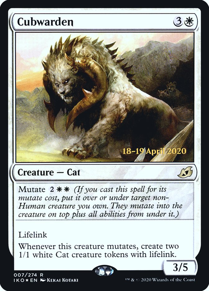 Cubwarden  [Ikoria: Lair of Behemoths Prerelease Promos] - Destination Retro