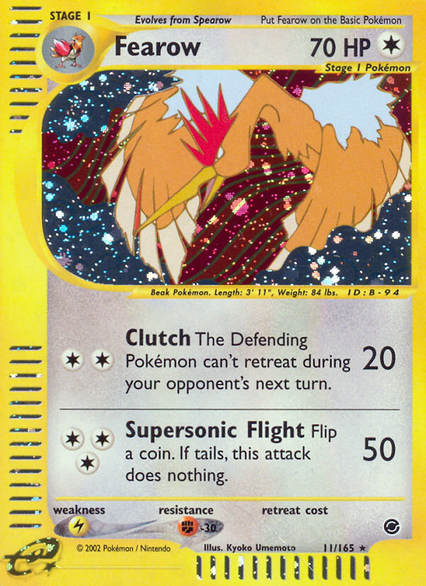 Fearow (11/165) [Expedition: Base Set] - Destination Retro