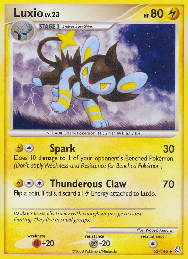 Luxio (62/146) [Diamond & Pearl: Legends Awakened] - Destination Retro