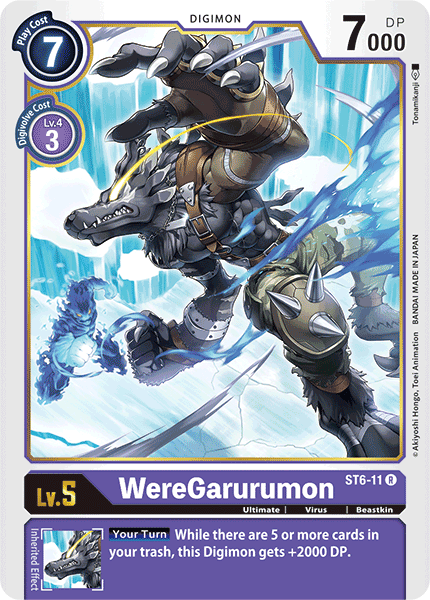 WereGarurumon [ST6-11] [Starter Deck: Venomous Violet] - Destination Retro