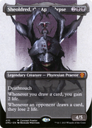Sheoldred, the Apocalypse (Borderless Concept Praetors) [Phyrexia: All Will Be One] - Destination Retro