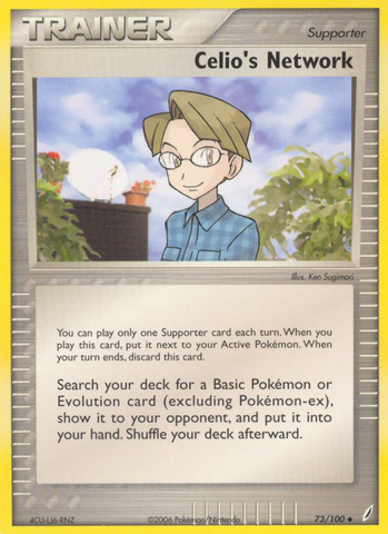 Celio's Network (73/100) [EX: Crystal Guardians] - Destination Retro