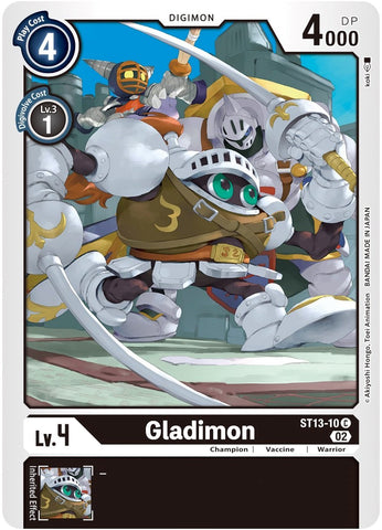 Gladimon [ST13-10] [Starter Deck: Ragnaloardmon] - Destination Retro
