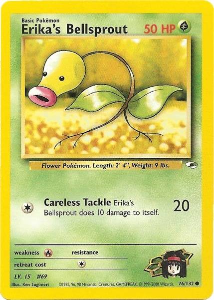 Erika's Bellsprout (76/132) [Gym Heroes Unlimited] - Destination Retro