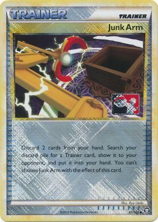 Junk Arm (87/102) (League Promo) [HeartGold & SoulSilver: Triumphant] - Destination Retro