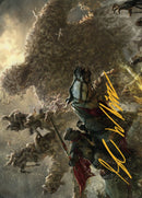 Writhing Necromass Art Card (Gold-Stamped Signature) [Dominaria United Art Series] - Destination Retro